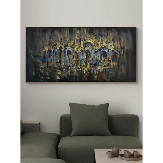 Biçimsiz Özgürlük Yağlı Boya Tablosu