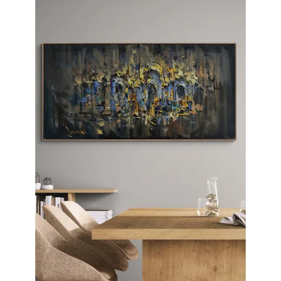 Biçimsiz Özgürlük Yağlı Boya Tablosu