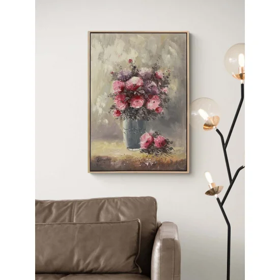 Hatıraların Buketi Yağlı Boya Tablosu
