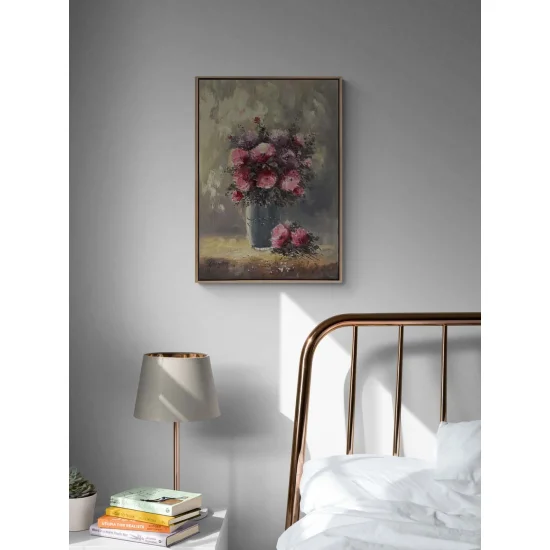 Hatıraların Buketi Yağlı Boya Tablosu