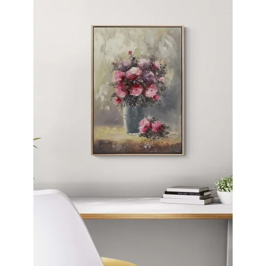 Hatıraların Buketi Yağlı Boya Tablosu