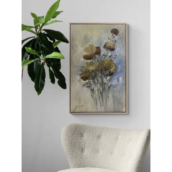 Anemone Flower Oil Painting