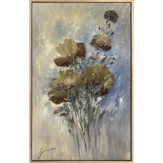 Anemone Flower Oil Painting