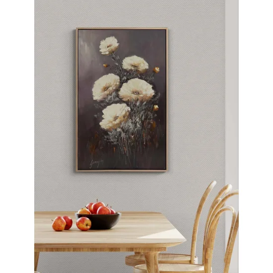 Flowers Blooming to Time Oil Painting