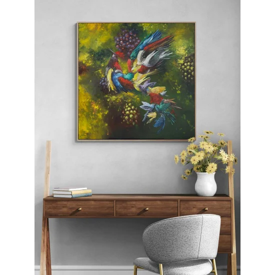 Küllerinden Doğan Anka Yağlı Boya Tablosu