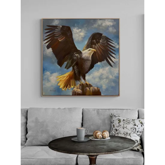 Kartalın Zirvesi Yağlı Boya Tablosu