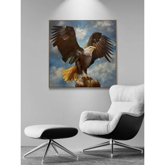 Kartalın Zirvesi Yağlı Boya Tablosu