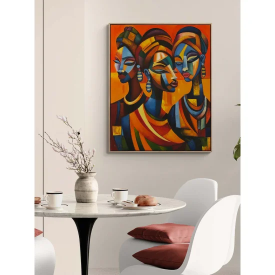 Güneşin Kızları Yağlı Boya Tablosu