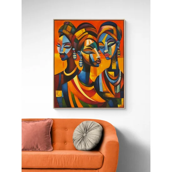 Güneşin Kızları Yağlı Boya Tablosu