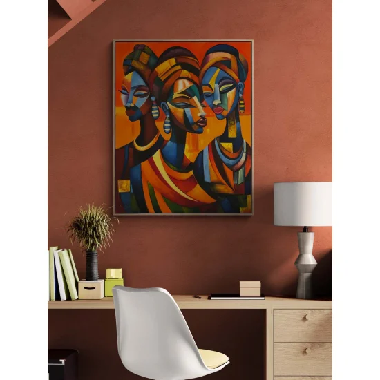 Güneşin Kızları Yağlı Boya Tablosu