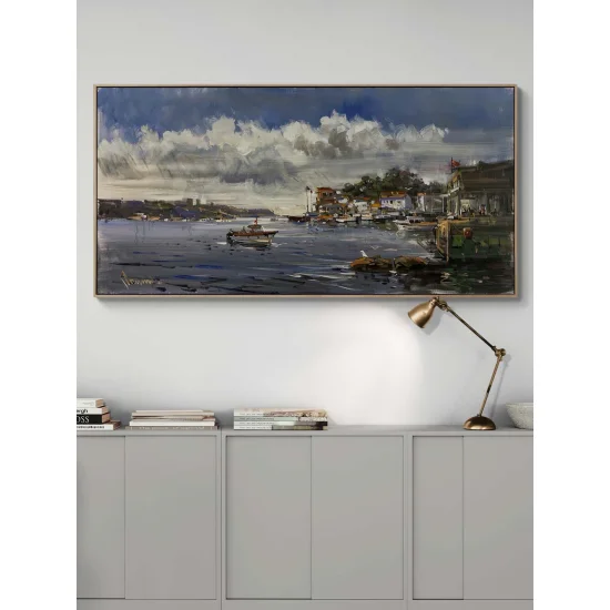 The Bosphorus from the Quay Oil Painting