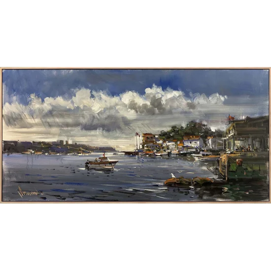 The Bosphorus from the Quay Oil Painting