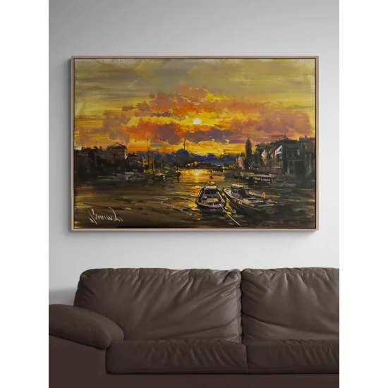 Toward Evening on the Bosphorus Oil Painting