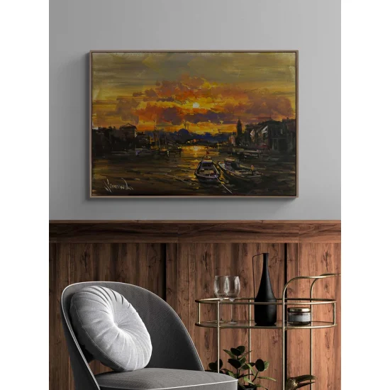 Toward Evening on the Bosphorus Oil Painting