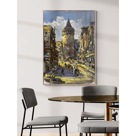 Galatanın Kalbi Yağlı Boya Tablosu