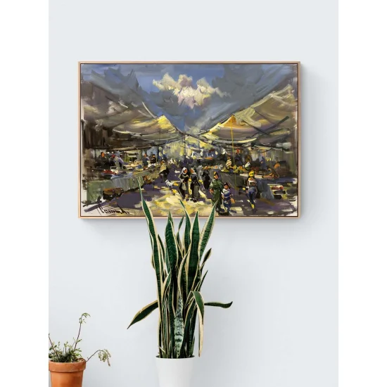 Çarşamba Pazarı Yağlı Boya Tablosu