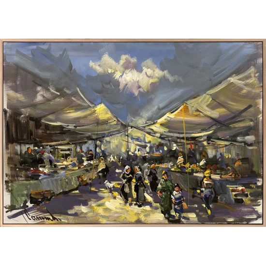 Çarşamba Pazarı Yağlı Boya Tablosu