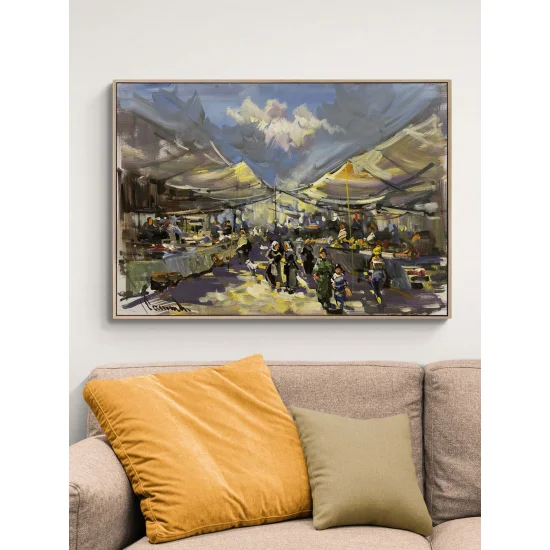 Çarşamba Pazarı Yağlı Boya Tablosu