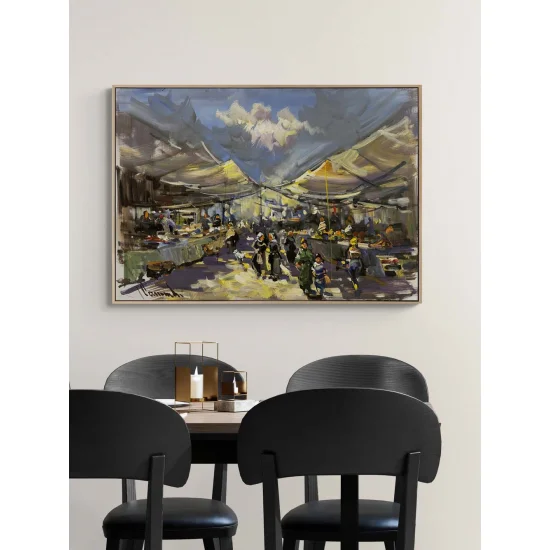 Çarşamba Pazarı Yağlı Boya Tablosu