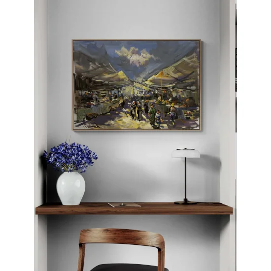 Çarşamba Pazarı Yağlı Boya Tablosu