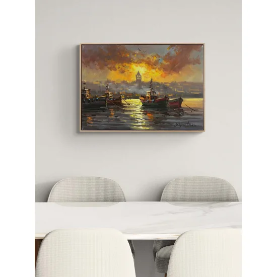 End of Day on the Bosphorus Oil Painting