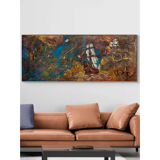 Piri Reis’in Yolculuğu Yağlı Boya Tablosu