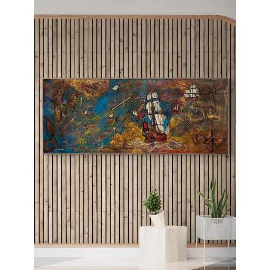 Piri Reis’in Yolculuğu Yağlı Boya Tablosu