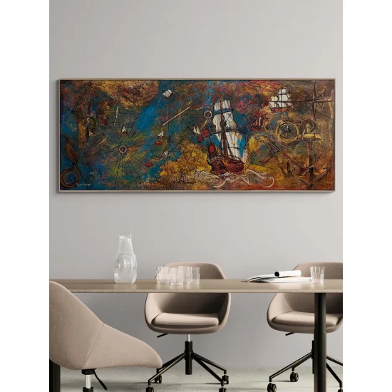 Piri Reis’in Yolculuğu Yağlı Boya Tablosu