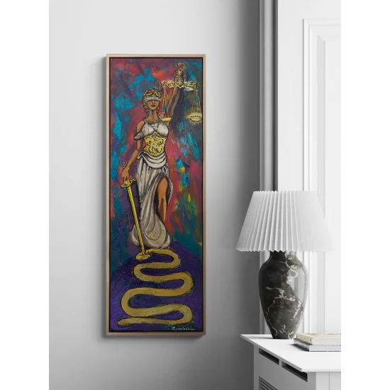 Justitia’nın Kılıcı Yağlı Boya Tablosu