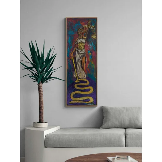 Justitia’nın Kılıcı Yağlı Boya Tablosu