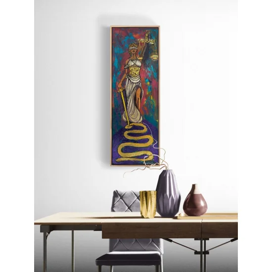 Justitia’nın Kılıcı Yağlı Boya Tablosu