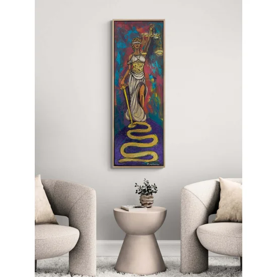 Justitia’nın Kılıcı Yağlı Boya Tablosu