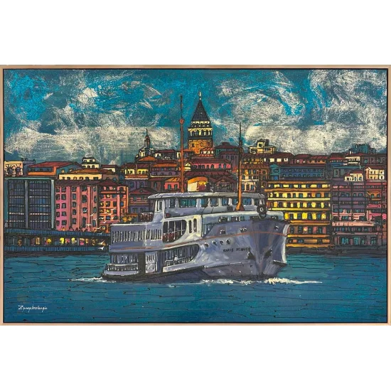 Barış Manço’nun İzinde Yağlı Boya Tablosu