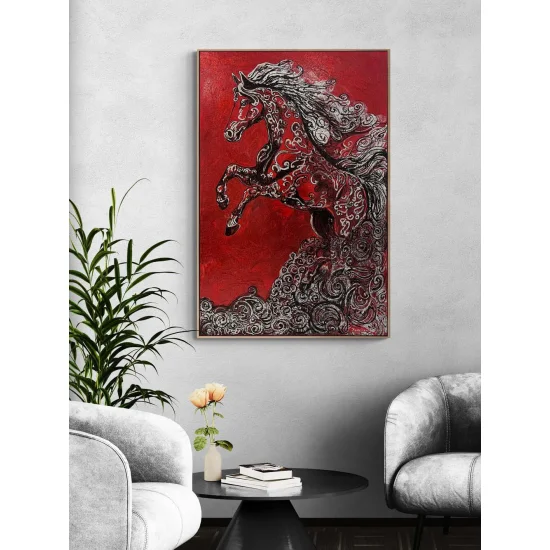 Alevin Atı Yağlı Boya Tablosu