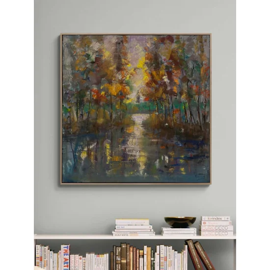 Ufka Doğru Sessizlik Yağlı Boya Tablosu