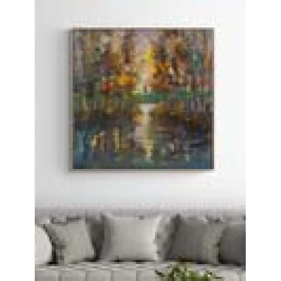 Ufka Doğru Sessizlik Yağlı Boya Tablosu