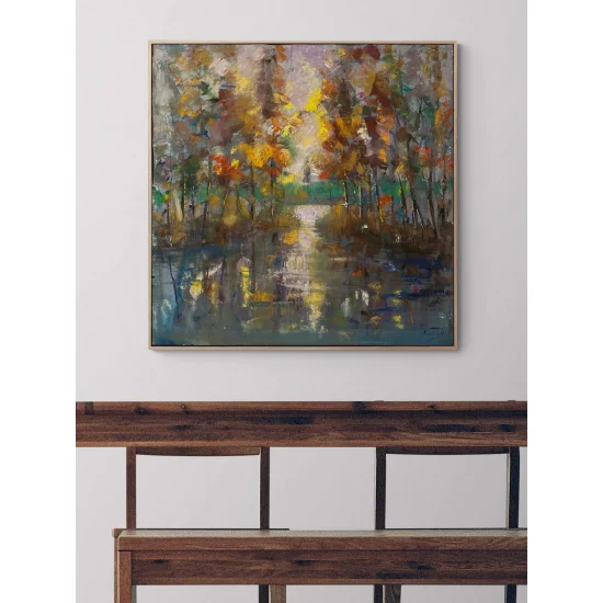 Ufka Doğru Sessizlik Yağlı Boya Tablosu