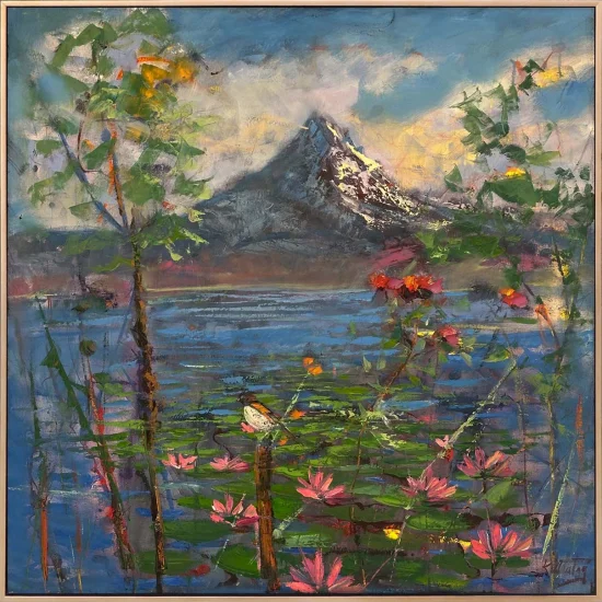 Zamanın Ötesinde Bir Orman Yağlı Boya Tablosu