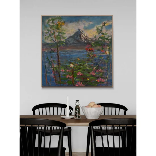 Zamanın Ötesinde Bir Orman Yağlı Boya Tablosu