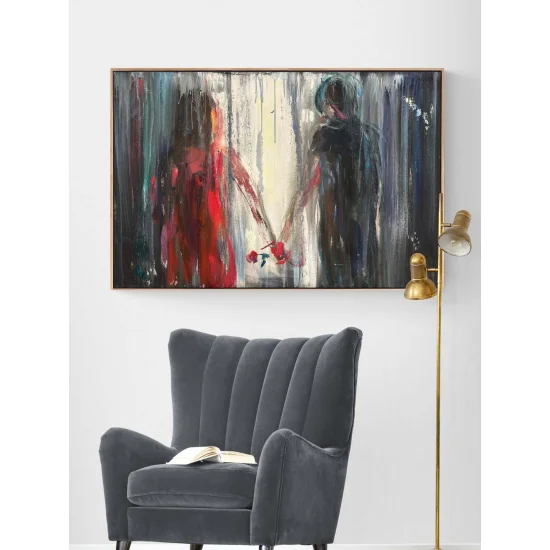 Time Passing Hand in Hand Oil Painting