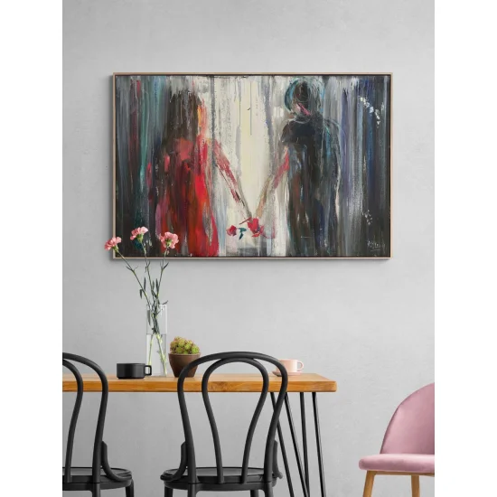 Time Passing Hand in Hand Oil Painting