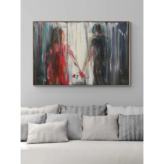 Time Passing Hand in Hand Oil Painting