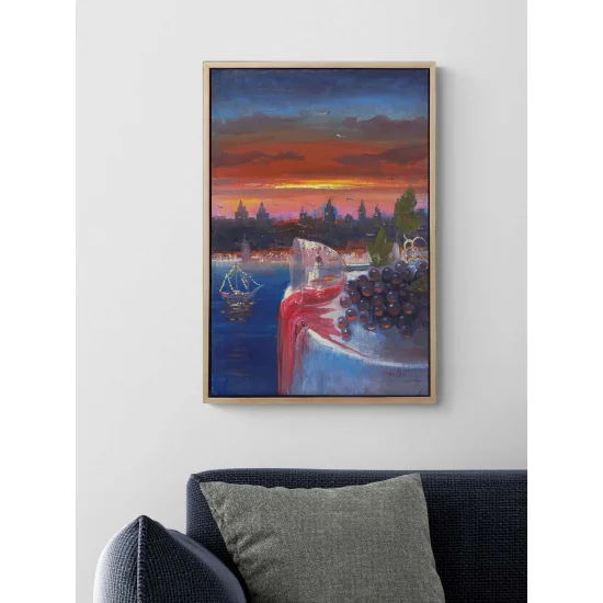 Son Kadeh İstanbul Yağlı Boya Tablosu