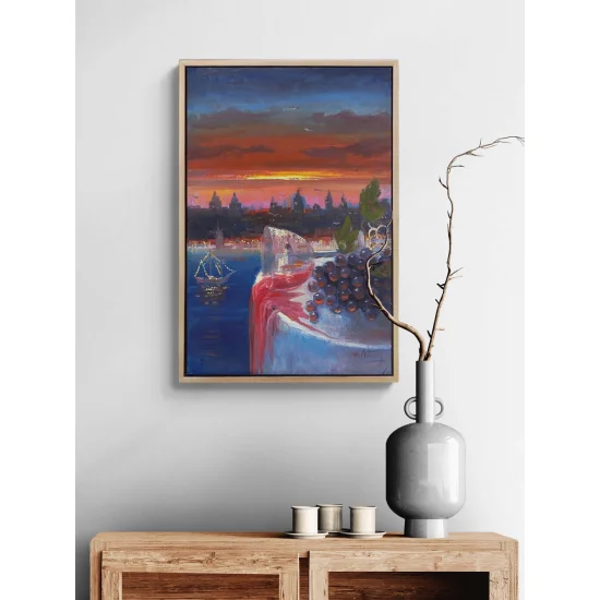 Son Kadeh İstanbul Yağlı Boya Tablosu