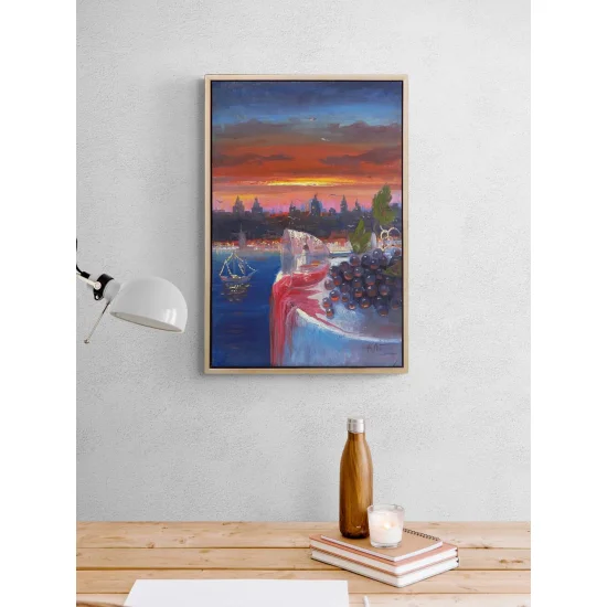 Son Kadeh İstanbul Yağlı Boya Tablosu