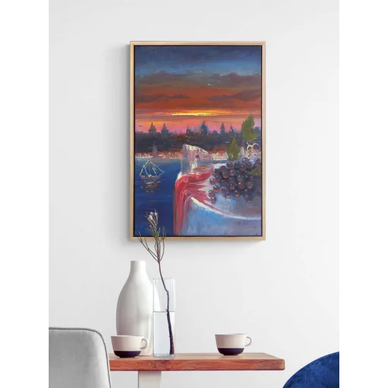 Son Kadeh İstanbul Yağlı Boya Tablosu