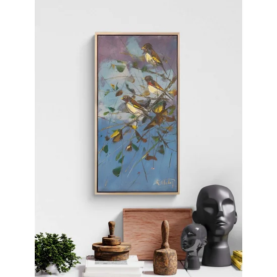 Baharın Habercisi Yağlı Boya Tablosu