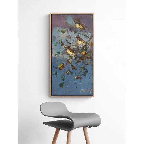 Baharın Habercisi Yağlı Boya Tablosu