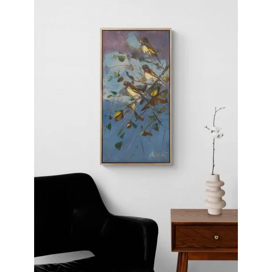 Baharın Habercisi Yağlı Boya Tablosu