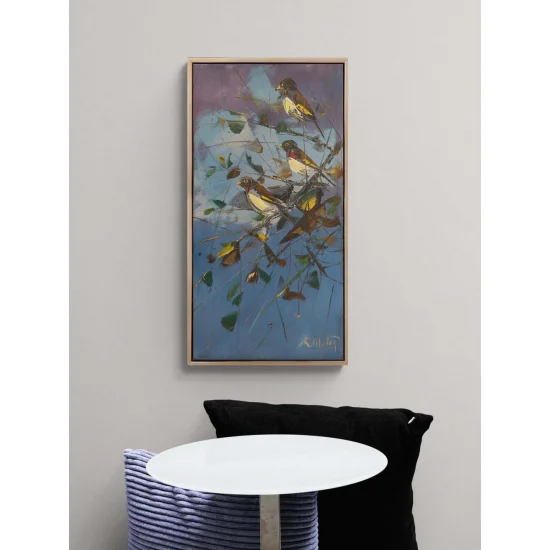 Baharın Habercisi Yağlı Boya Tablosu